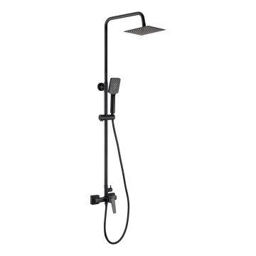 Deante NQL_N4XM - BLUR-suihkusarja sekoittimella, musta