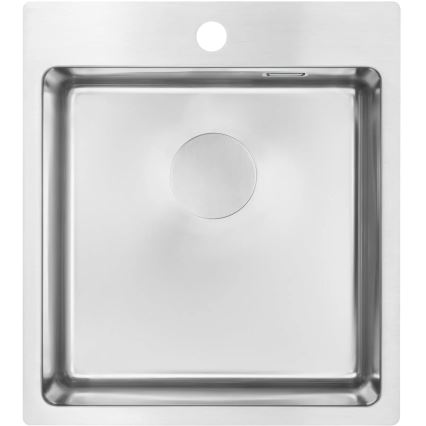 Deante ZPO_010A - Keittiön pesuallas OLFATO 50,5x45 cm harjattu teräs