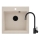 Deante ZQJN5103 - Keittiön pesuallas EVORA 50x50 cm + pesualtaan hana joustavalla kädellä graniitti/beige