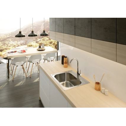 Deante ZYU_0103 - Keittiöallas SOUL 50x60 cm satiini