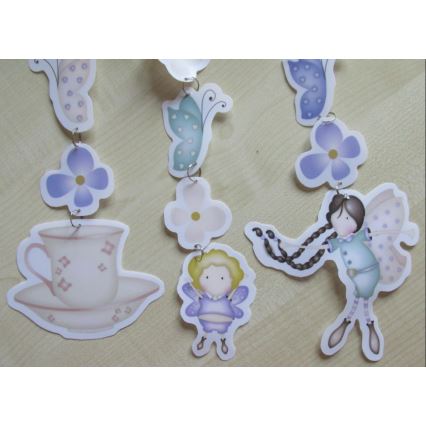 Decofun 70-114 - Lasten varjostin HEIRLOOM E27 lasten kattovalaisimeen 430x230 mm