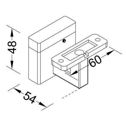 Deko-Light 687086 - LED Kuvavalaistus AYLEEN LED/3,2W/230V kiiltävä kromi