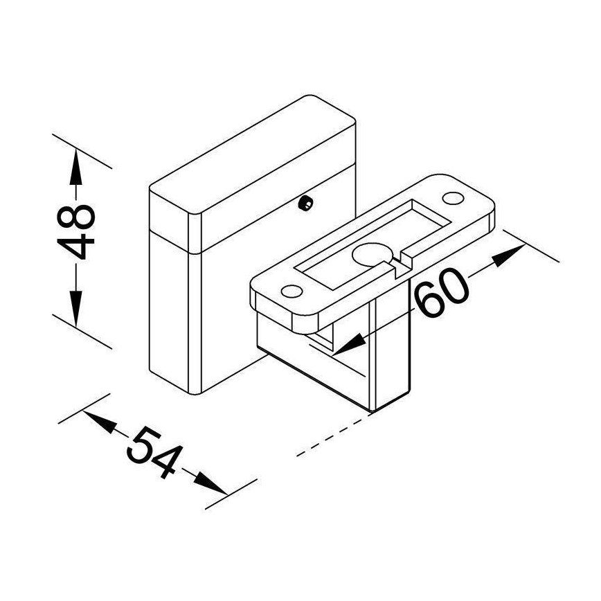 Deko-Light 687086 - LED Kuvavalaistus AYLEEN LED/3,2W/230V kiiltävä kromi