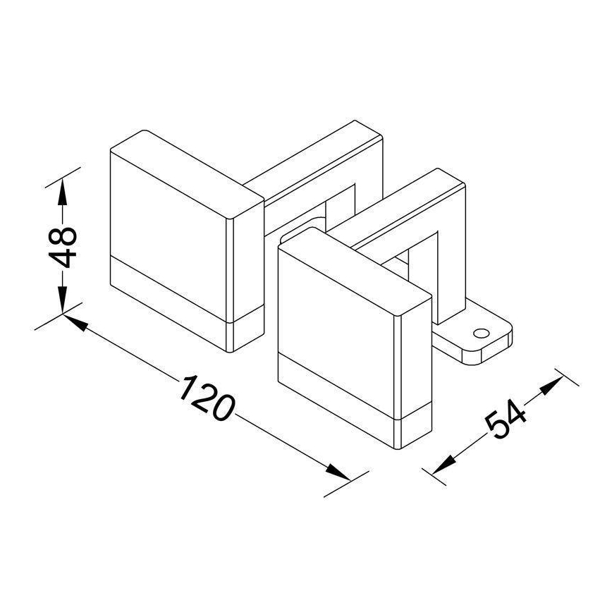 Deko-Light 687087 - LED Kuvavalaistus AYLEEN LED/5,5W/230V kiiltävä kromi