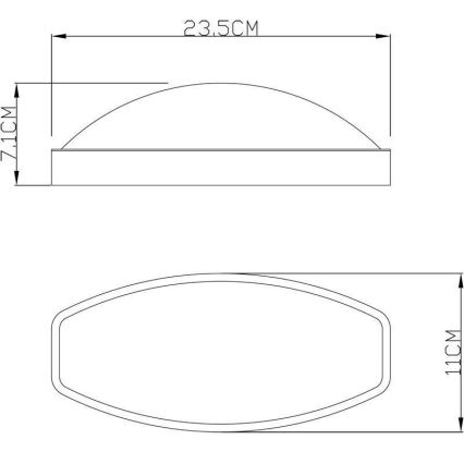 Deko-Light 731092 - LED-ulkoseinävalaisin ERIDANI LED/13W/230V IP44 antrasiitti