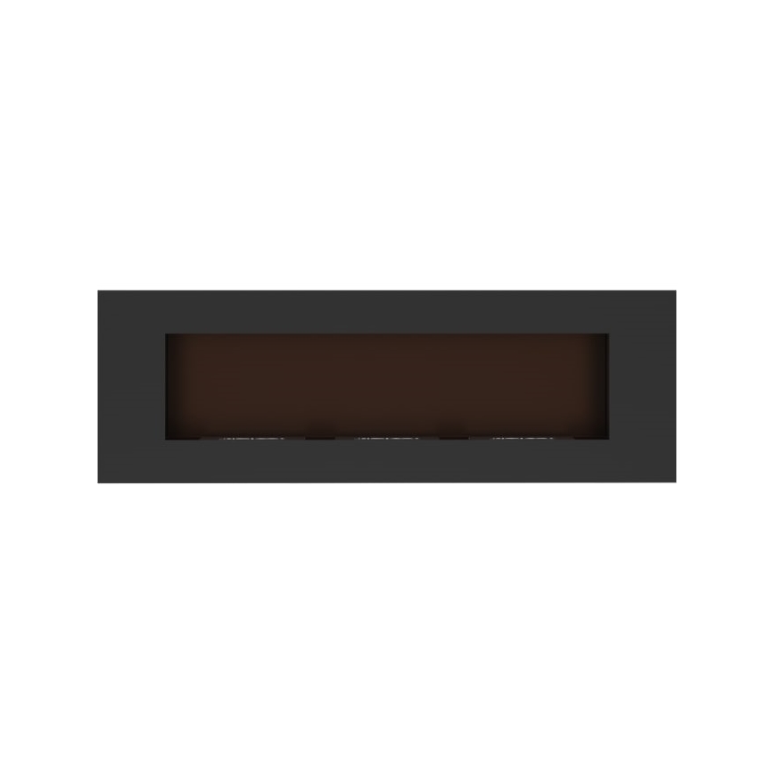 Kratki - Sisäänrakennettava BIO-takka 40x120 cm 3x1,1kW musta