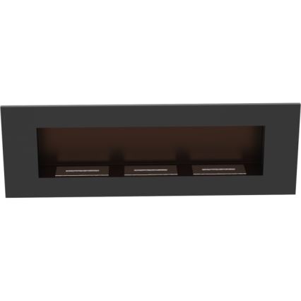 Kratki - Sisäänrakennettava BIO-takka 40x120 cm 3x1,1kW musta