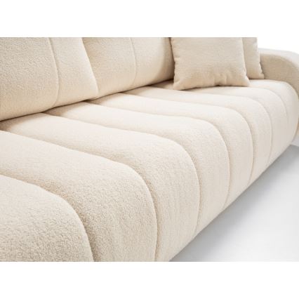 DESIO kolmen hengen vuodesohva, beige