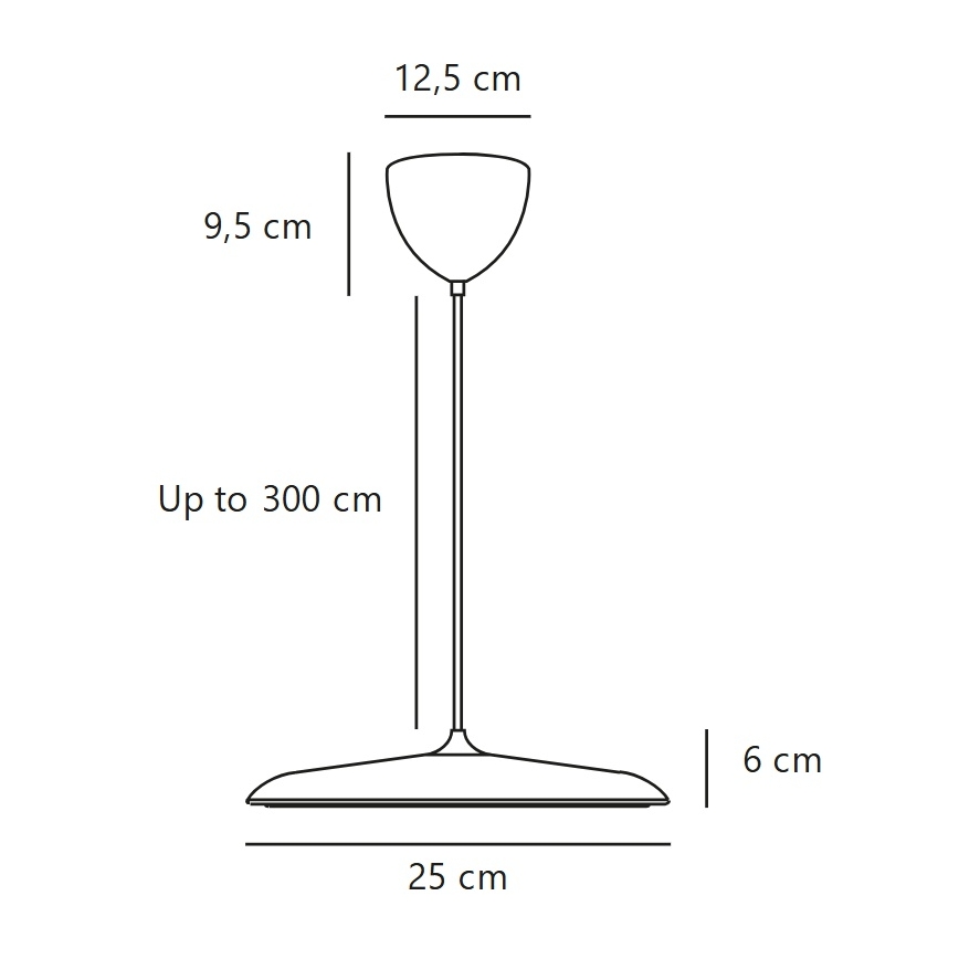 DFTP by Nordlux - himmennettävä LED-kattokruunu vaijerilla ARTIST LED/14W/230V 3000K