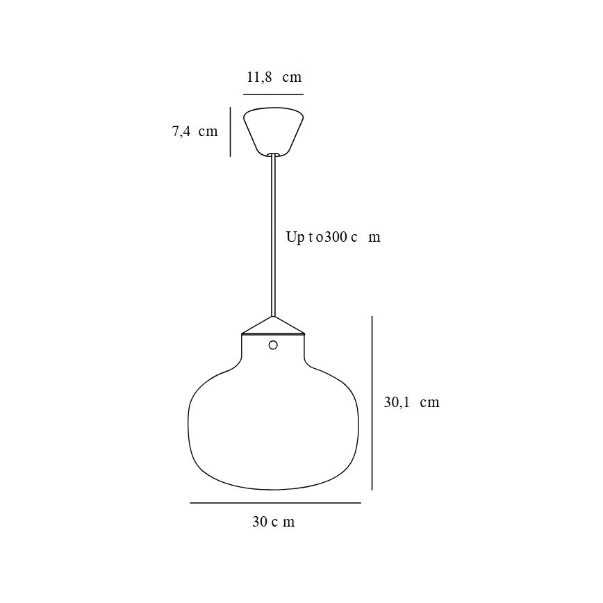 DFTP by Nordlux - Kattokruunu johdossa RAITO 1xE27/25W/230V