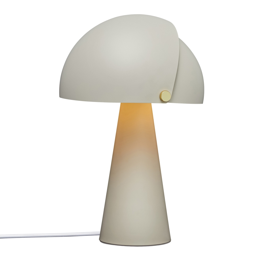 DFTP by Nordlux - Pöytävalaisin säädettävällä lampunvarjostimella ALIGN 1xE27/25W/230V beige