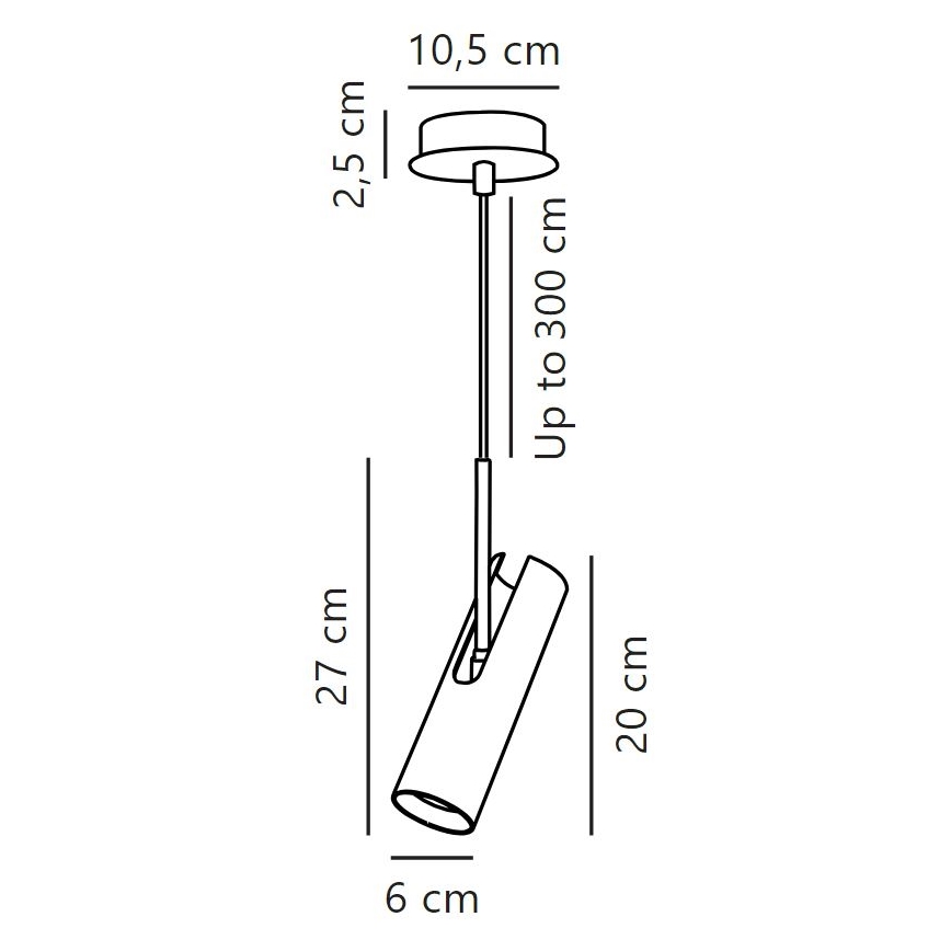 DFTP by Nordlux - riippuvalaisin vaijerilla MIB 1xGU10/8W/230V musta