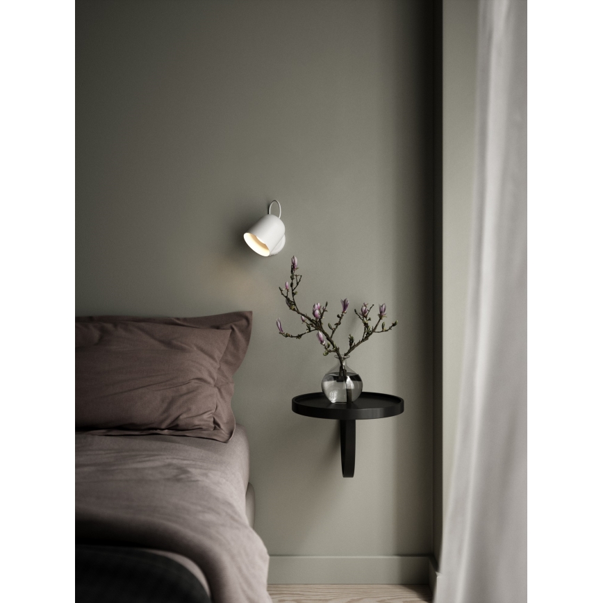 DFTP by Nordlux - Seinään asennettava kohdevalaisin USB-portilla ANGLE 1xGU10/25W/230V valkoinen