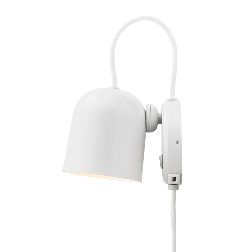 DFTP by Nordlux - Seinään asennettava kohdevalaisin USB-portilla ANGLE 1xGU10/25W/230V valkoinen