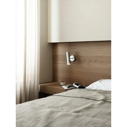 DFTP by Nordlux - Seinävalaisin MIB 1xGU10/20W/230V kiiltävä kromi