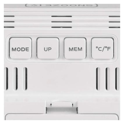 Digitaalinen lämpö- ja kosteusmittari, 1xAA, valkoinen