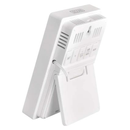 Digitaalinen lämpö- ja kosteusmittari, 2 × AAA-paristoa, valkoinen