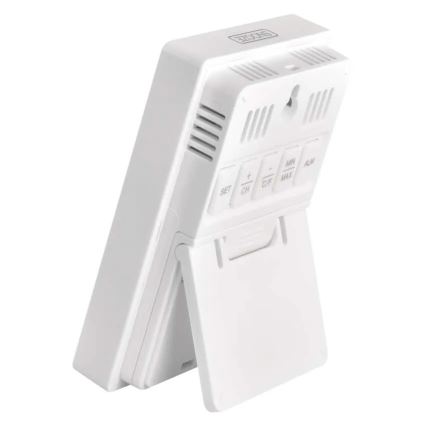 Digitaalinen lämpö- ja kosteusmittari 2xAAA valkoinen