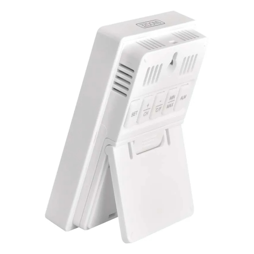 Digitaalinen lämpö- ja kosteusmittari 2xAAA valkoinen