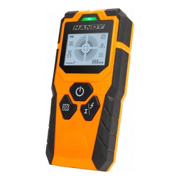Digitaalinen monitoiminen tunnistin 9V 1x6LR61 IP54 oranssi