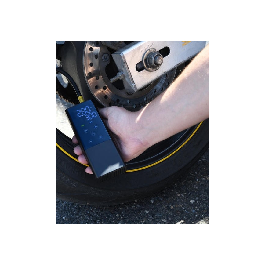 Digitaalinen taskukompressori 4000 mAh 5V musta