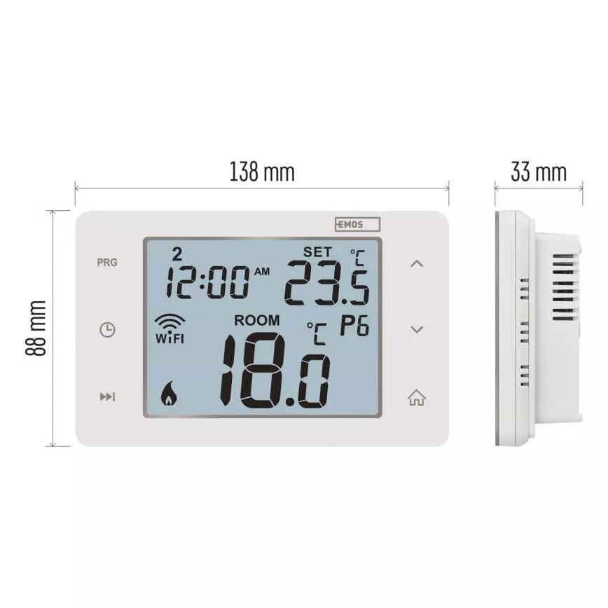 Digital termostaatti GoSmart 230V/6A