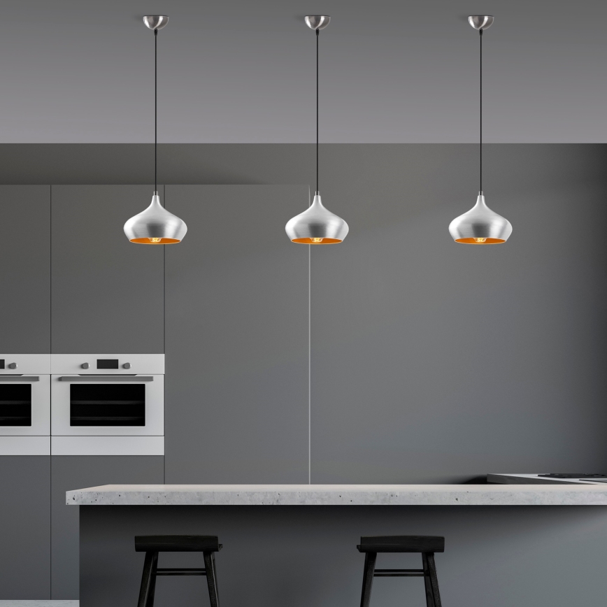 DODO-riippuvalaisin vaijerilla 1xE27/40W/230V mattakromi