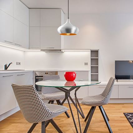 DODO-riippuvalaisin vaijerilla 1xE27/40W/230V mattakromi