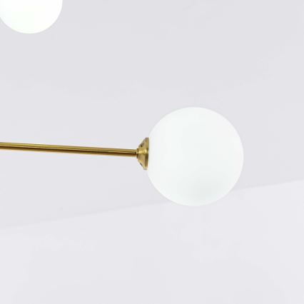 DORADO-varrellinen kattokruunu 6xG9/40W/230V, kultainen