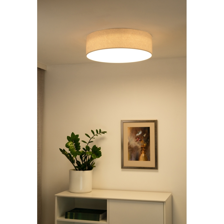 Duolla - LED Kattovalaisin CORTINA LED/26W/230V halkaisija 45 cm 4000K kerma