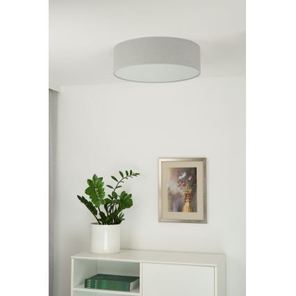 Duolla - LED-kattovalaisin CORTINA LED/26W/230V halkaisija 30 cm 4000K harmaa