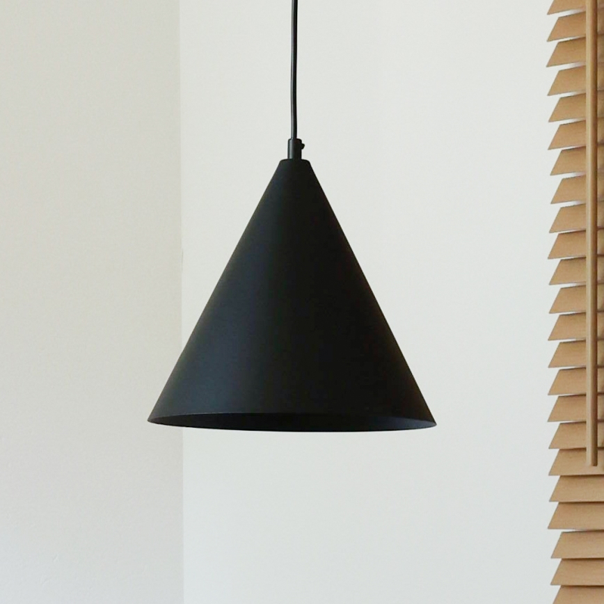 Duolla - IRONLINE-riippuvalaisin johdolla 1xG9/3W/230V Ø 25 cm musta