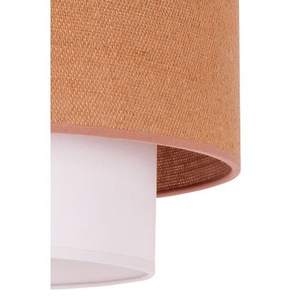 Duolla - Kattokruunu johdossa BOHO 1xE27/40W/230V halkaisija 45 cm beige/valkoinen