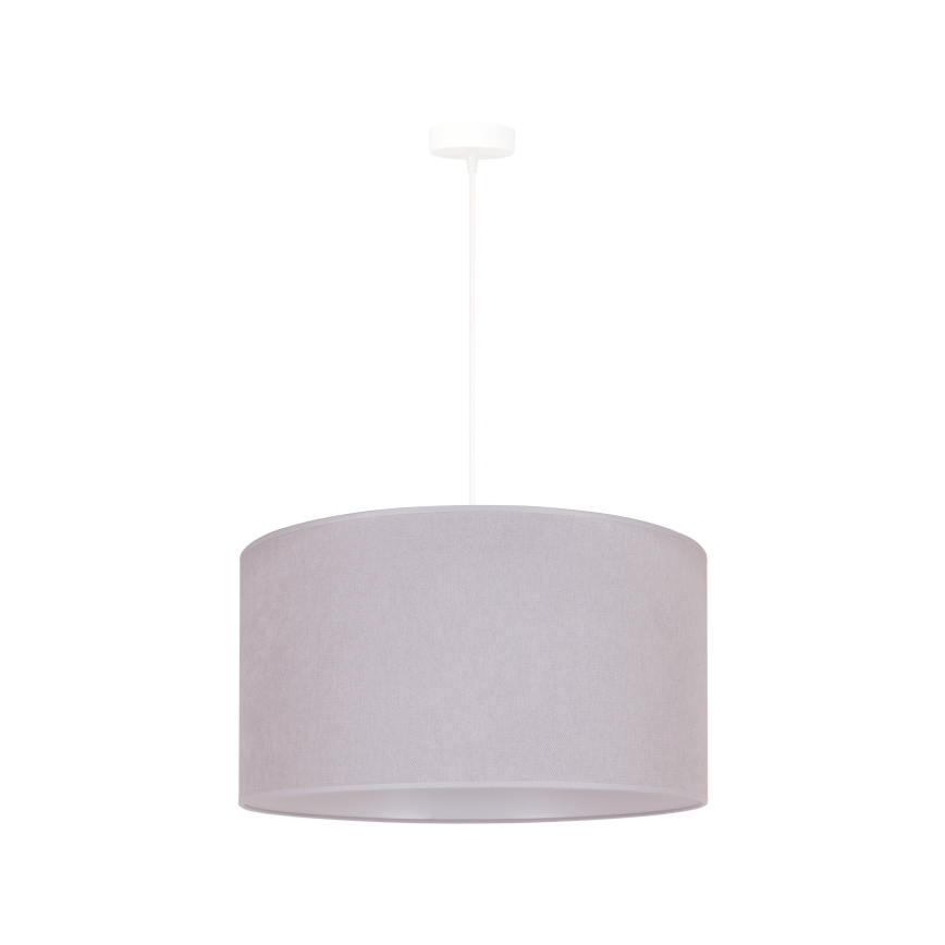 Duolla - Kattokruunu johdossa BRISTOL 1xE27/40W/230V halkaisija 45 cm harmaa