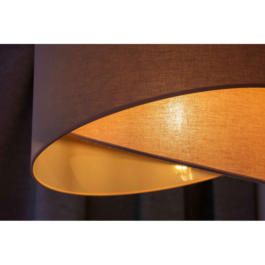 Duolla - Kattokruunu johdossa CELLO 1xE27/40W/230V halkaisija 45 cm vaaleanpunainen