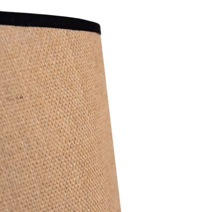 Duolla - Kattokruunu johdossa CONE 1xE27/15W/230V halkaisija 40 cm ruskea/musta