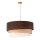 Duolla - Kattokruunu johdossa DEVON 1xE27/40W/230V halkaisija 45 cm ruskea/beige