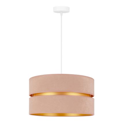 Duolla - Kattokruunu johdossa DUO 1xE27/15W/230V halkaisija 40 cm beige