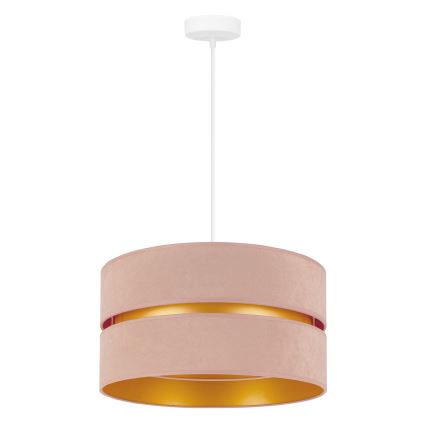 Duolla - Kattokruunu johdossa DUO 1xE27/15W/230V halkaisija 40 cm beige