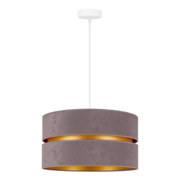 Duolla - Kattokruunu johdossa DUO 1xE27/15W/230V halkaisija 40 cm harmaa