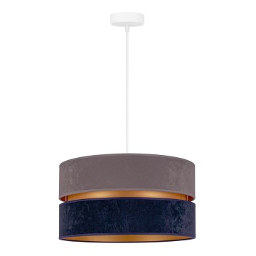 Duolla - Kattokruunu johdossa DUO 1xE27/15W/230V halkaisija 40 cm sininen