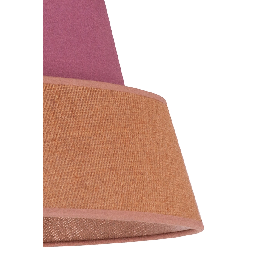 Duolla - Kattokruunu johdossa GALAXY 1xE27/40W/230V halkaisija 50 cm vaaleanpunainen