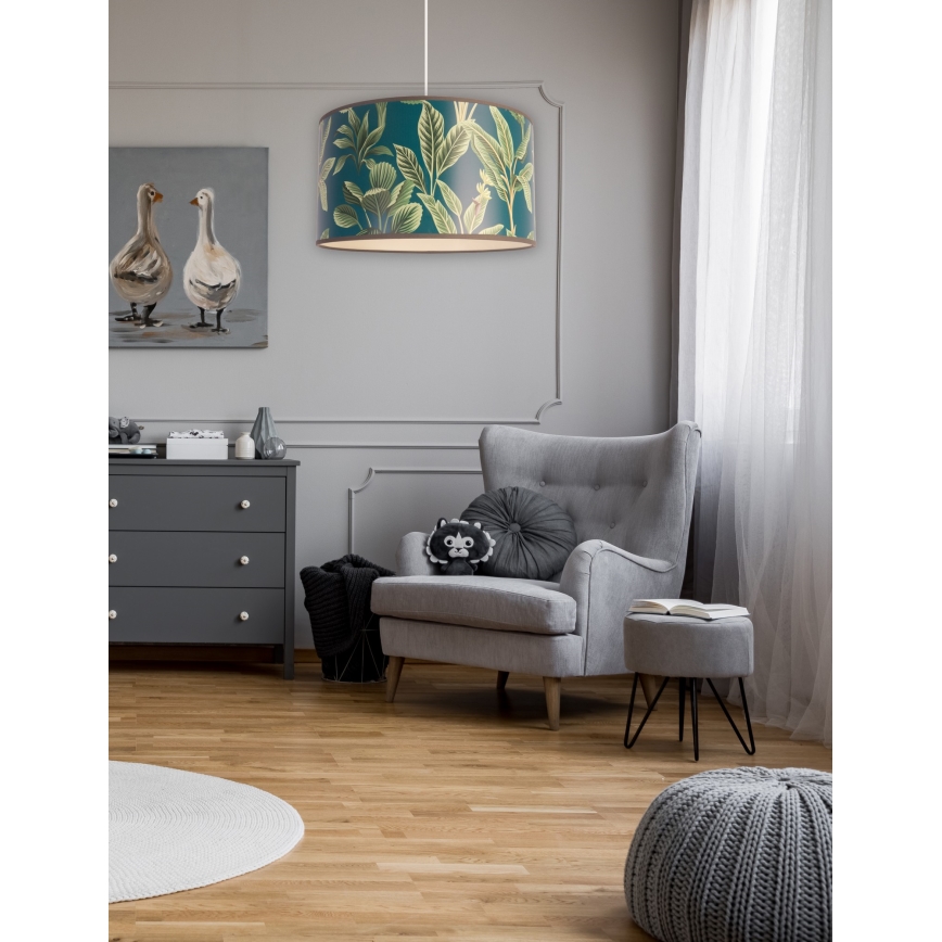 Duolla - Kattokruunu johdossa GOLD LEAVES 1xE27/15W/230V halkaisija 40 cm