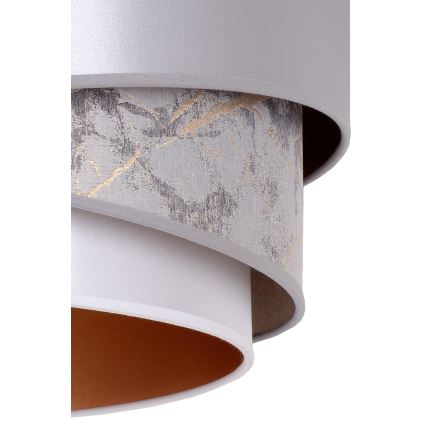 Duolla - Kattokruunu johdossa KOBO 1xE27/15W/230V halkaisija 45 cm hopea/kulta