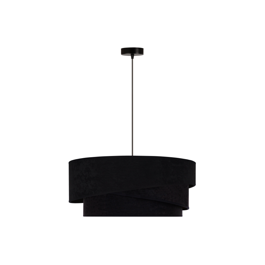 Duolla - Kattokruunu johdossa KOBO 1xE27/15W/230V halkaisija 45 cm musta/kulta