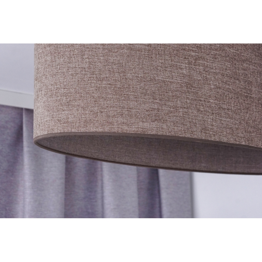 Duolla - Kattokruunu johdossa OVAL 1xE27/15W/230V ruskea