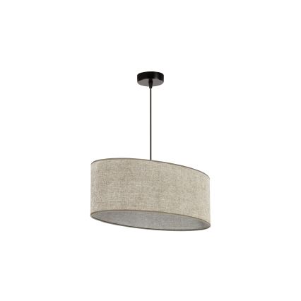 Duolla - Kattokruunu johdossa OVAL 1xE27/15W/230V ruskea