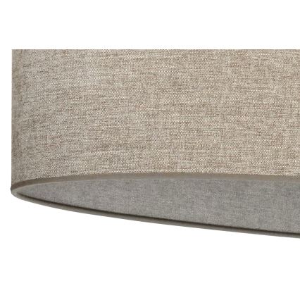 Duolla - Kattokruunu johdossa OVAL 2xE27/15W/230V ruskea