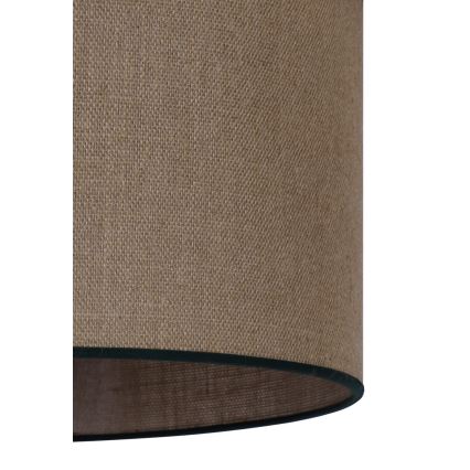 Duolla - Kattokruunu johdossa ROLLER 1xE27/15W/230V halkaisija 40 cm ruskea/musta