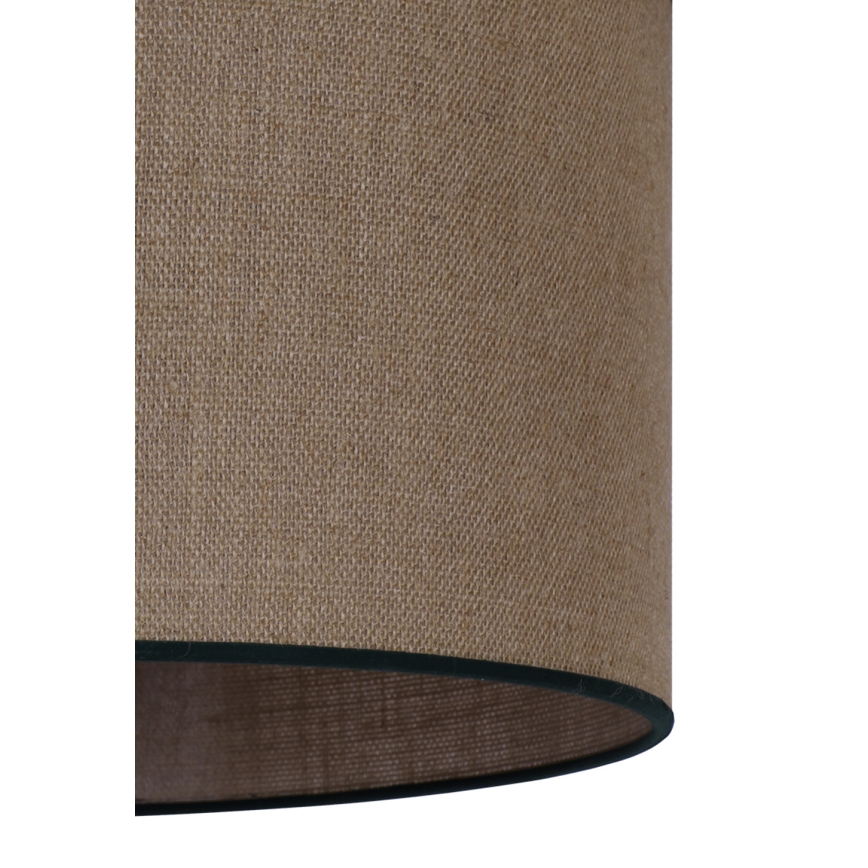 Duolla - Kattokruunu johdossa ROLLER 1xE27/15W/230V halkaisija 40 cm ruskea/musta